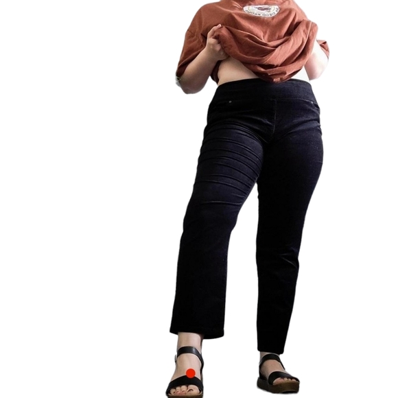 coldwater creek | black corduroy pants | size 16 - Picture 3 of 3